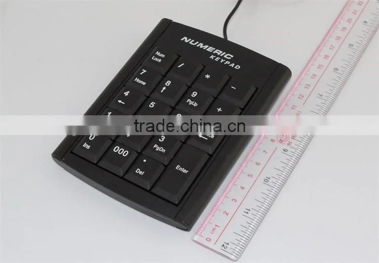 Custom 19 keys USB Numeric Keypad for Laptop