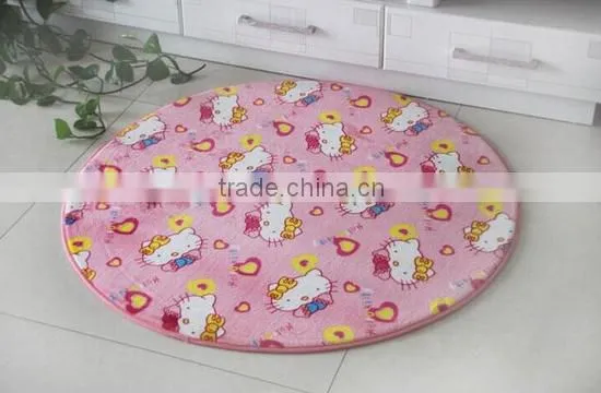 microfiber home/door/floor/ bathroom printing chenille rug/mat/bath mat