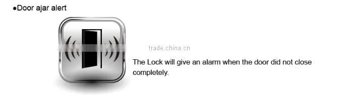 LSD8098 Silvery rfid card door entry system electronic hotel lock