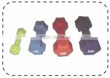 neoprene covered club dumbbell
