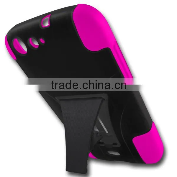 T-Stand Dual Layer Armor Case With Kick Stand For BLU life one