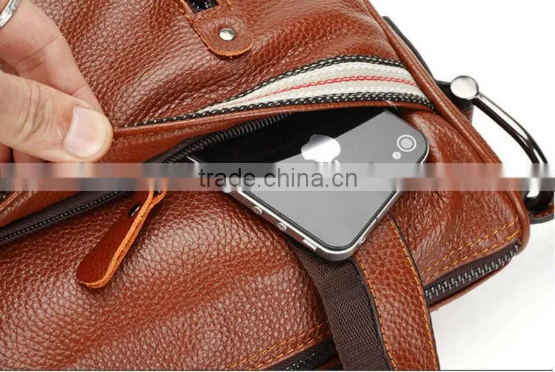 Handbag manufacture Latest professional factory leather men bag shoulder bags