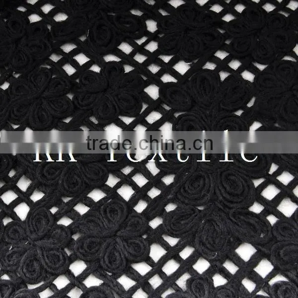 New arrival!2014 wool embroidery designs#121wool yarn 3D fabric