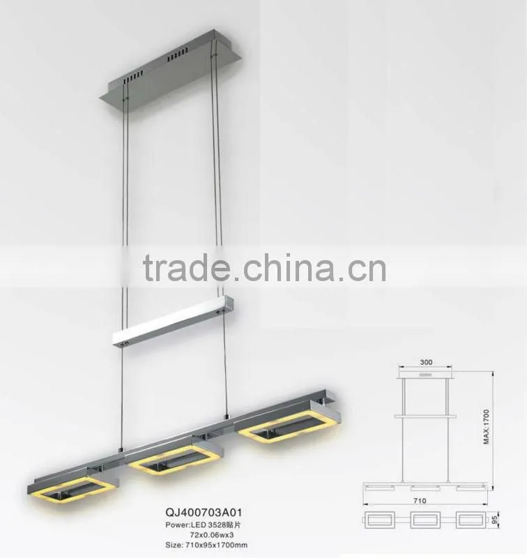 modern led chandelier lamp/led pendant lamp