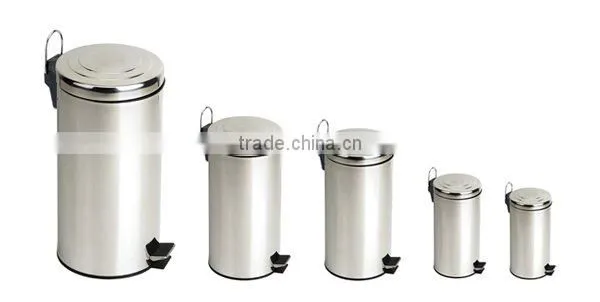 stainless steel waste bin