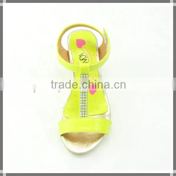 2015 kids high heel sandals high heel shoes