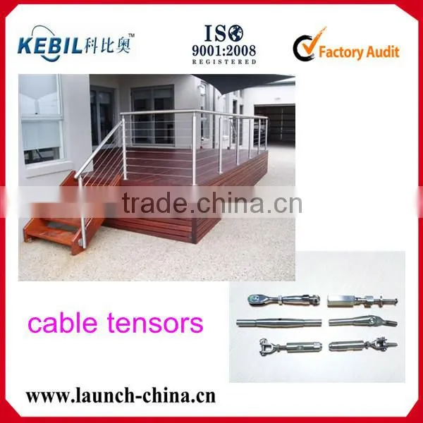 glass balcony railing stainless steel mini top rail / handrail slot