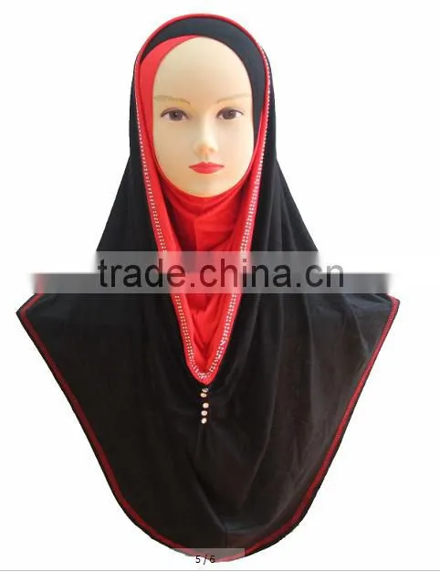 H228 popular muslim jersey hijab,big size long hijab