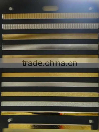 golden/silver ceramic wall border