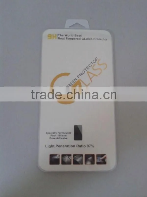 glass screen protector, phone accessory round edge tempered glass screen protector for huawei p8 lite