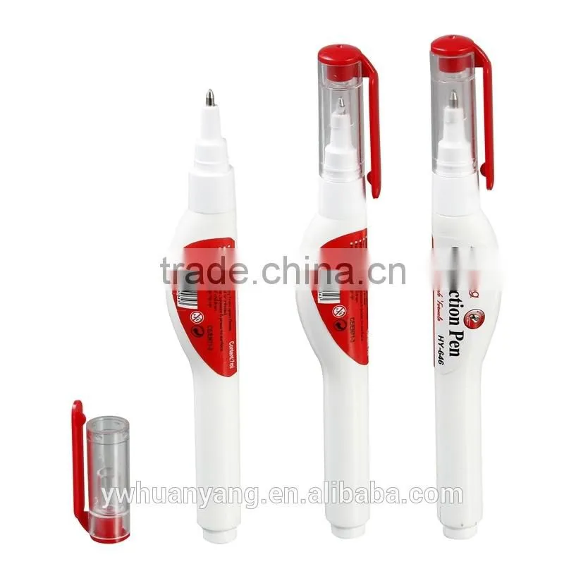 hot selling high quality correction pen fluid whiteout