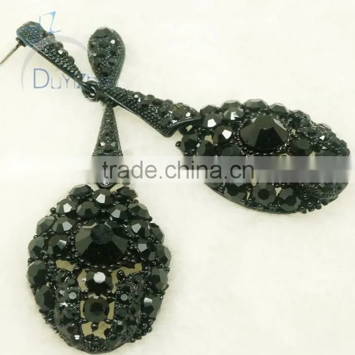 fashion jewelry set for women with clear stone/gold plate jewelry to buy