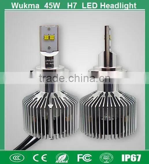 Super brightness led headlight h7 high power car h7 led headlight h7 led car headlamp