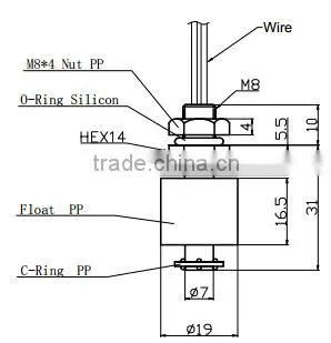 electronic float sensor