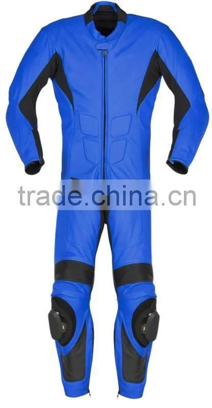 Perforated 1-Pc Motorcycle Leather Suit