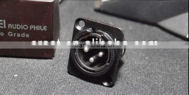 GaoFei GF-XS02&03 Hi-End Rhodium Plated XLR Socket Connector 1 pair