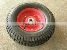 pneumatic rubber wheel PR3007 4.50-8 steel rim wheelbarrow wheels