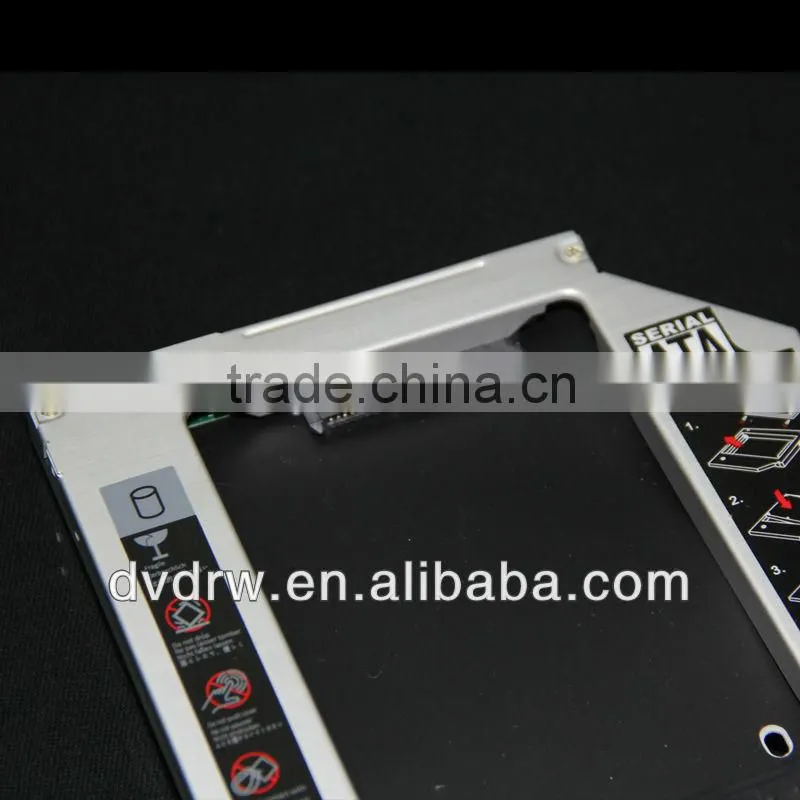 2.5" SATA 2nd Optical Bay Hard Drive Enclosure HDD Caddy for 12.7mm universal CD/DVD-ROM