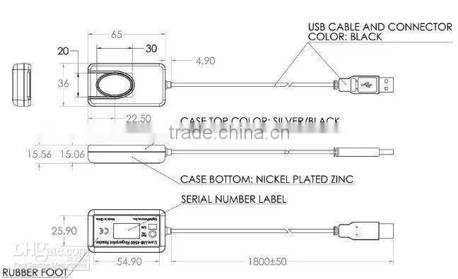 URU4500 Fingerprint scanner sensor