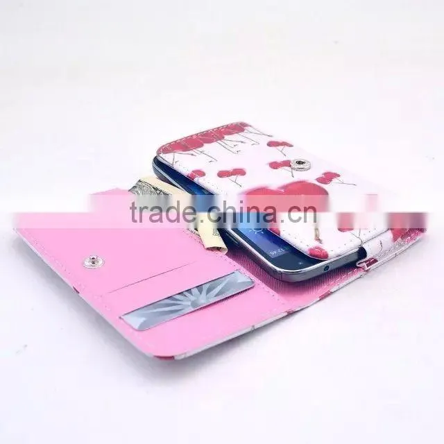 OEM Beautiful Pattern PU Leather Case Cover,Customized Flip Case For Iphone 7