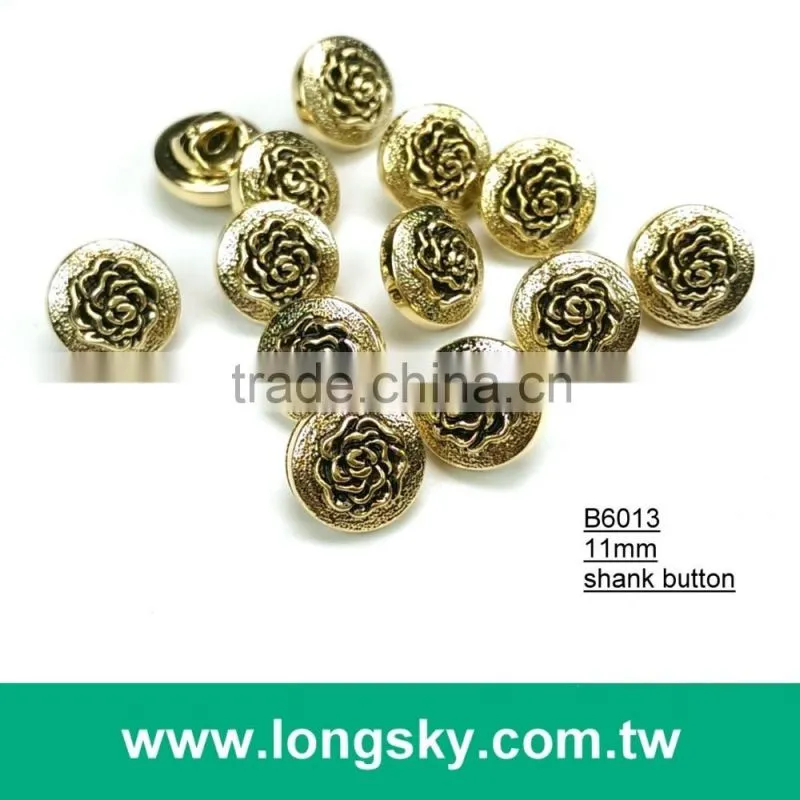(#B6018/11mm) anthentic plated plastic knot type small buttons for dress