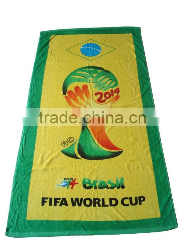 Customized size cotton promotional wholesaler beach towel