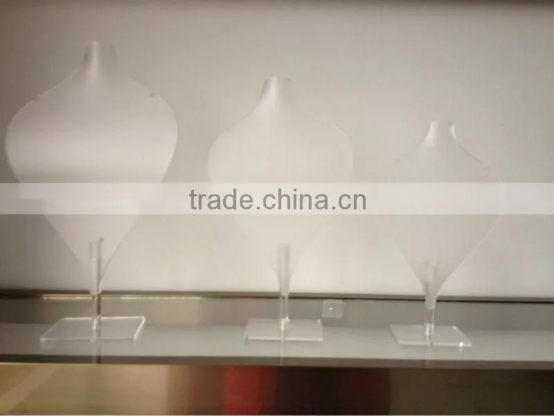 acrylic jewelry display for necklace