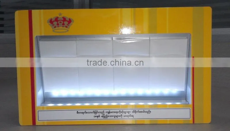 LED Acrylic Cigarette Display, Acrylic LED Tobacco Display Box, Acrylic Display Case