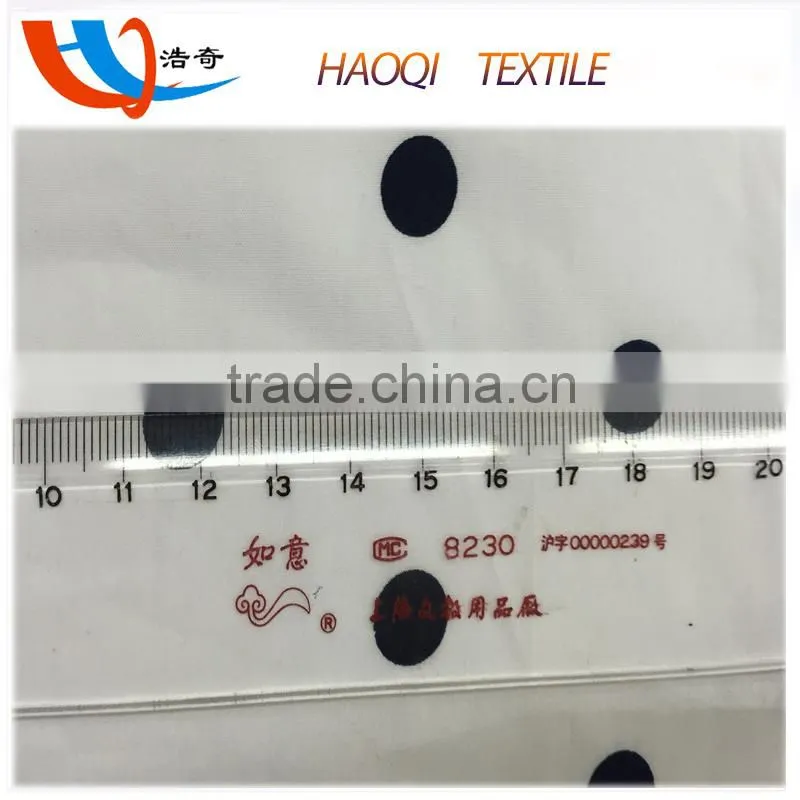 dots printed 100% cotton poplin fabric for blouse
