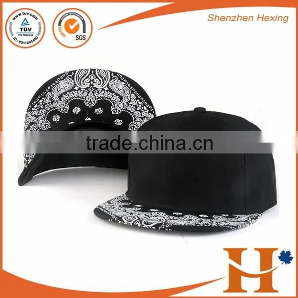 Hot Sale Custom Fashion Hat & Cap Flat Tie Dye Snapback Cap With Contrast Top-stitching