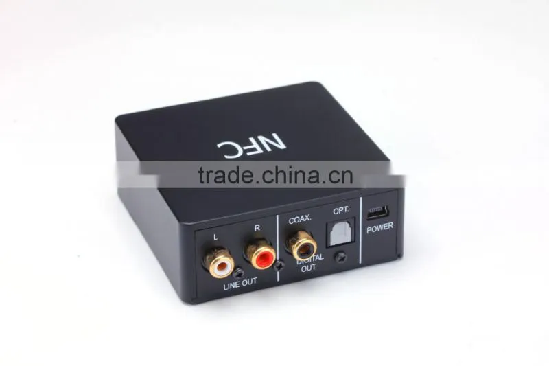 Bluetooth Music Receiver with Selectable SPDIF Optical Toslink Coaxial RCA and L/R RCA Outputs