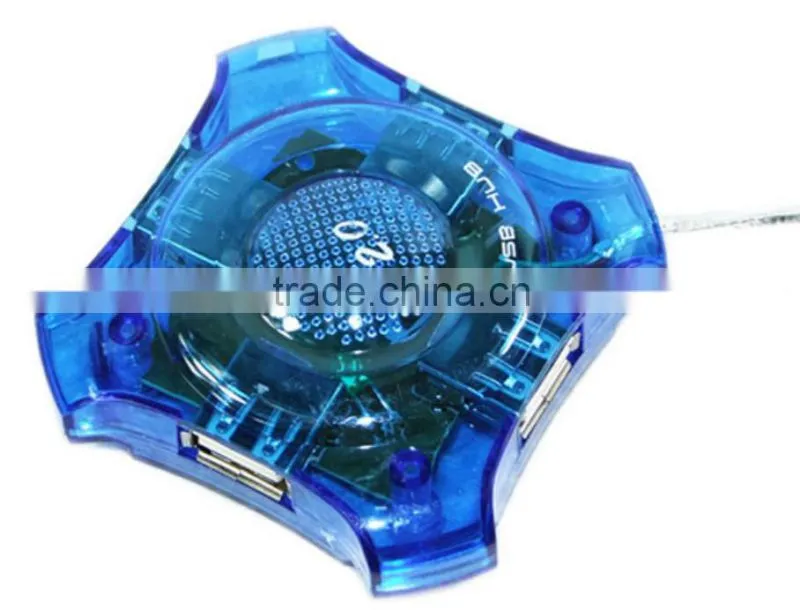 Plum Flower Shape 4 Port USB 2.0 HUB