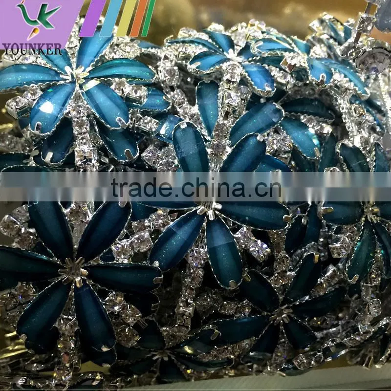 Bling Bling Fashion latest Fancy Rhinestone Cup Chian For Garments,bags,shoes decorations YSC25