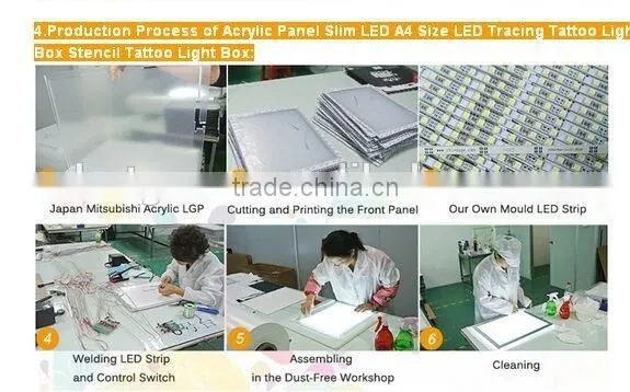 LED Tracing light Board Artist Tattoo Drawing Drafting Graphics Tablet Table