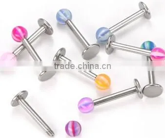 hot sale!fashion colorful lip ring magnetic labret stud fake lip piercings
