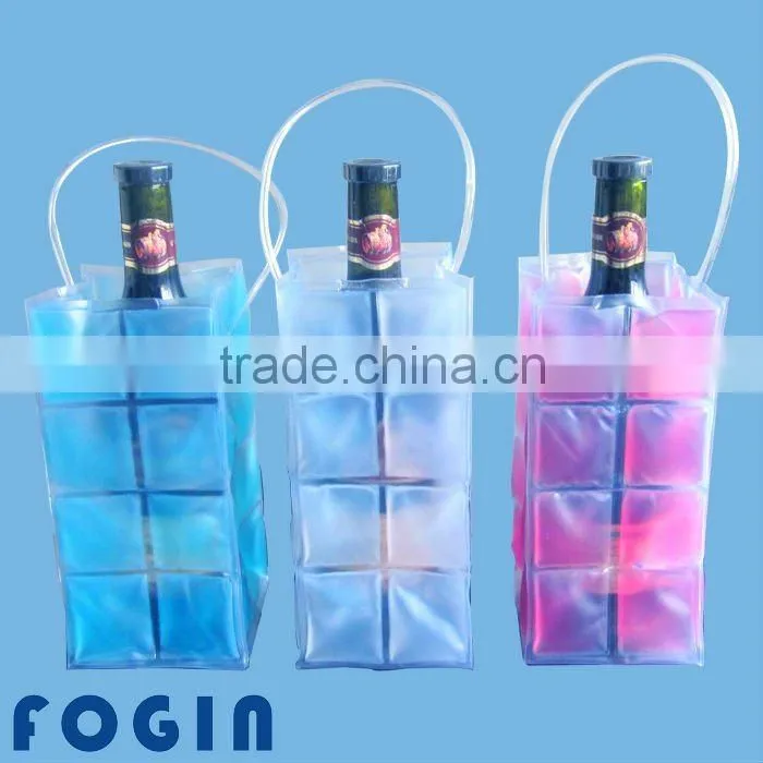 Eco-friendly plastic pvc frozen wine bag