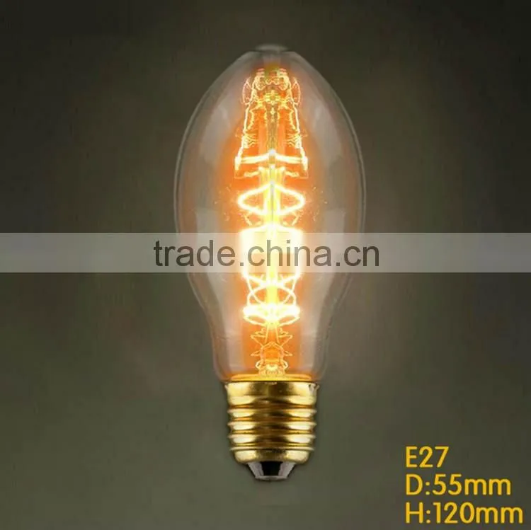 High Brightness C55 220V Edison Bulb E27 Tungsten Filament Cheap Bulbs
