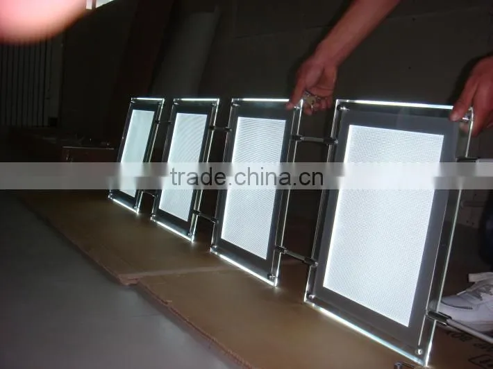 4mm small led backlit picture frame for thin light box
