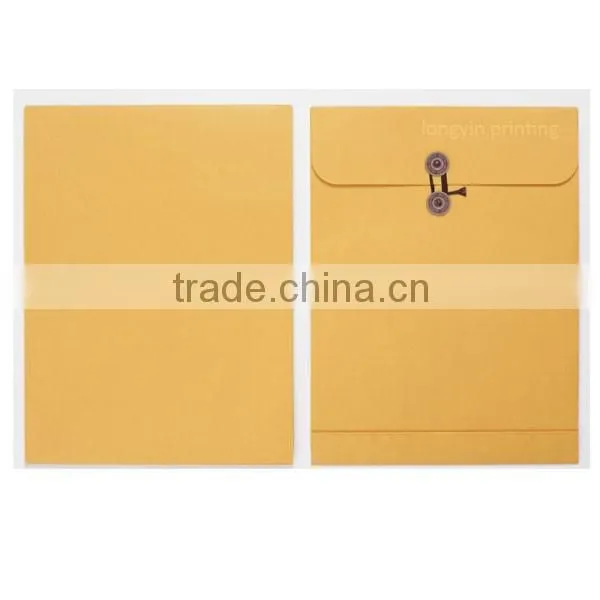 Good quality kraft paper envelope, file bag, envelope printing