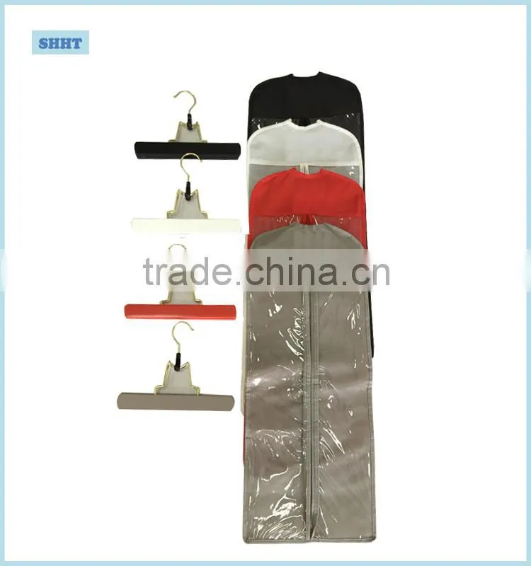 hair extension bag with hanger and packaging box with logo