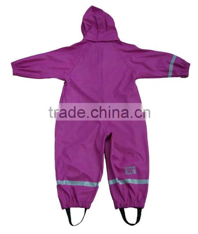 KID's PU Knitted Rain OVERALL, KID's PU knitted Rain ROMPER, KID's PU Knitted Rain COVERALL