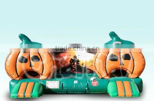 Halloween Inflatable Obstacle Game/Pumpkin Inflatable Obstacle