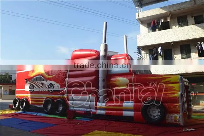 Best quality inflatable car combo /mini combo jumper/combo and obstacle