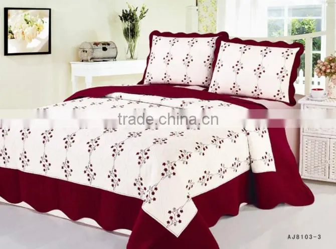 OKTEX 100 approved elegant bedspreads,full fitted bedspreads,satin bedding set
