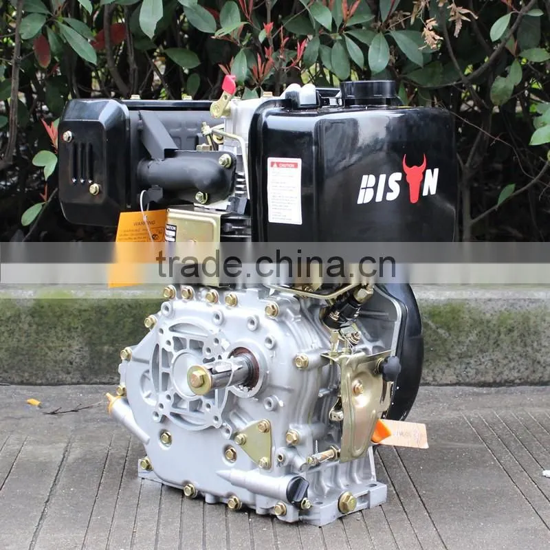 BISON(CHINA) Air Cooled 4 Stroke 499cc 10HP Diesel Engine For Mini Tiller