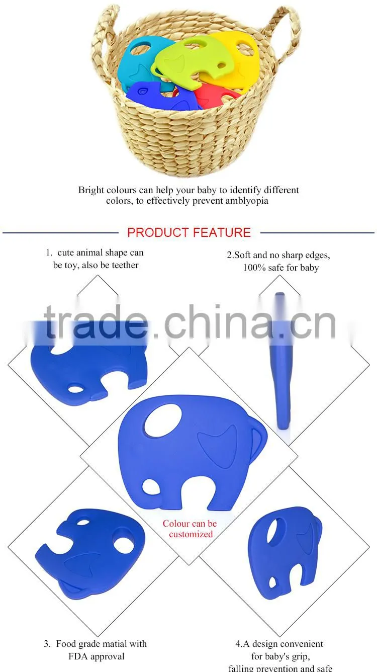 Funny Animal Shape Silicone Baby Pacifier Toys Dummy Teether