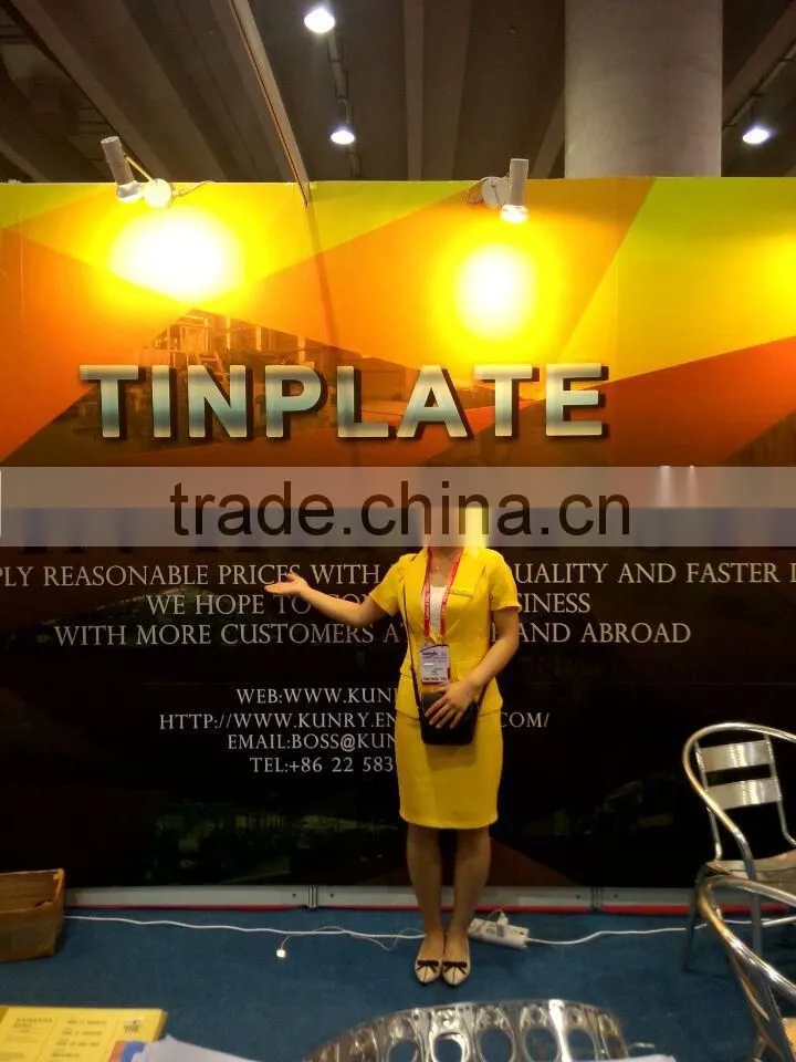 Tinplate coil for metal cans