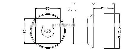 9w led underground light IP65 underground light 9LED higt power underground light