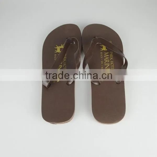 Men's simple slippers of PVC material