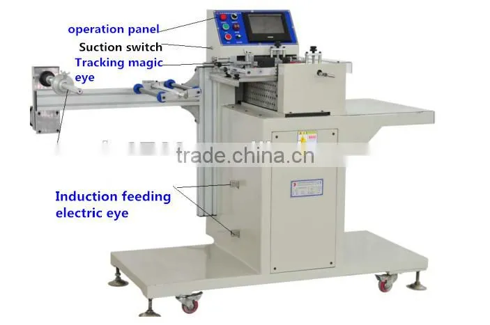 Aotomatic adhesive tape roll to sheet cutting machine